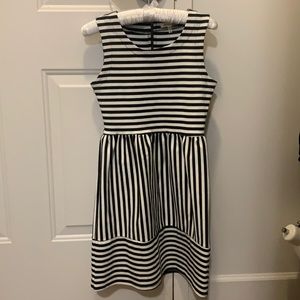 Striped mini dress